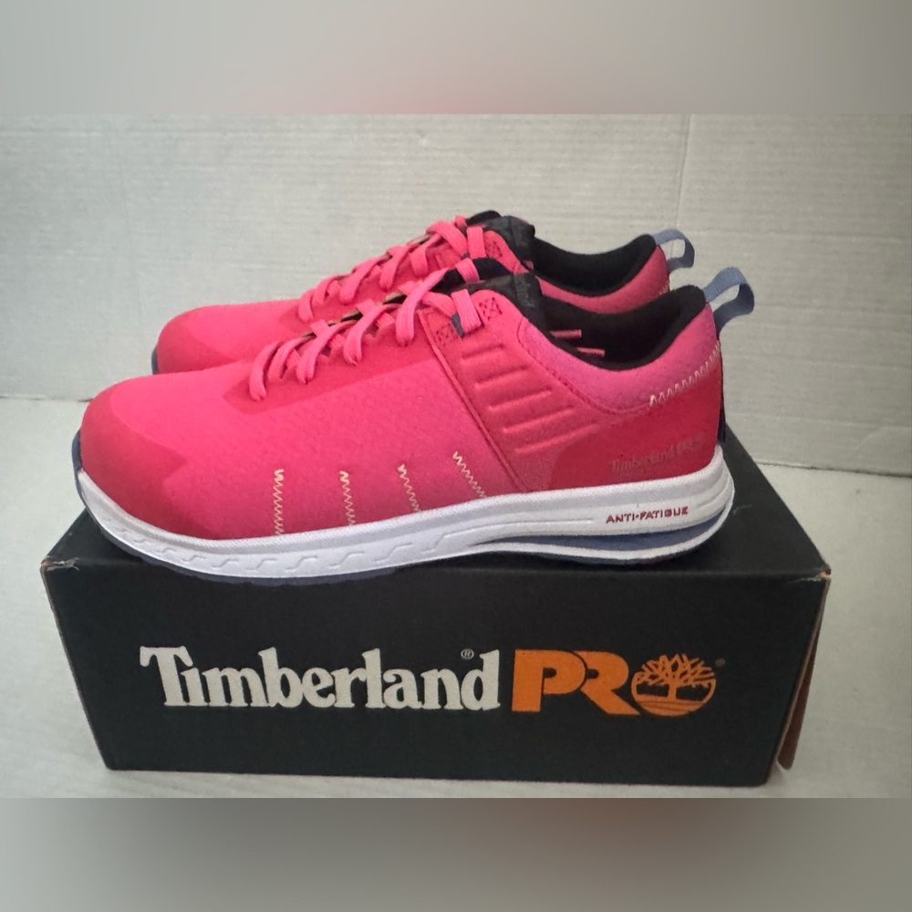 NEW Timberland PRO Overdrive Composite Safety Toe Women’s Size 7 Shoes - Picture 2 of 7